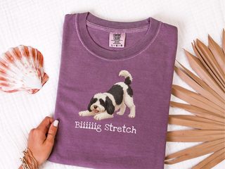 Sheepadoodle Big Stretch doodle dog shirt - photo 3