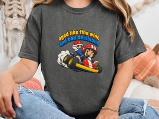 Kart Racer Bad Decisions funny shirt - photo 6