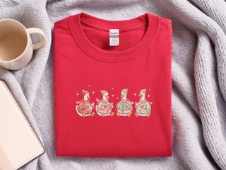 Valentine Bookworm Geese funny shirt - photo 5