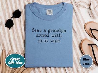 Fear A Grandpa Duct Tape funny shirt - photo 7
