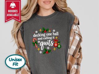 Decking One Hall Festive Lettering funny shirt - photo 6