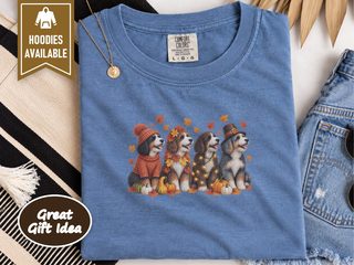 Autumn Bernedoodles Harvest Group doodle dog shirt - photo 6