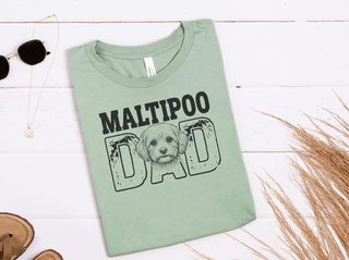 Maltipoo Dad doodle dog shirt - photo 5