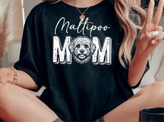 Maltipoo Mom doodle dog shirt - photo 1