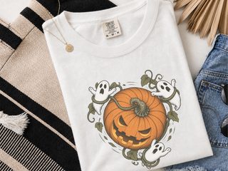 Spooky Ghost Pumpkin Vines funny shirt - photo 1