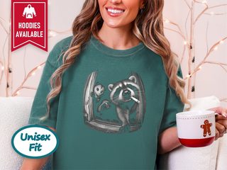 Smoking Raccoon Opossum Skunk Trio funny shirt - photo 7