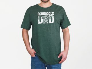 Schnoodle Dad doodle dog shirt - photo 3