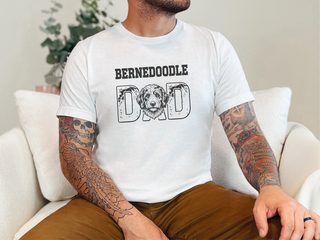 Bernedoodle Dad doodle dog shirt - photo 1