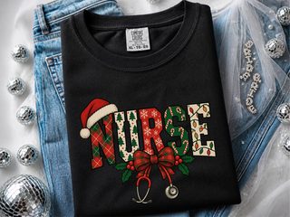 Christmas Nurse Santa Hat Stethoscope - photo 2