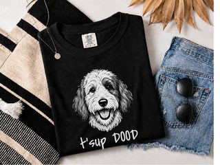 Sheepadoodle Tsup Dood doodle dog shirt - photo 2