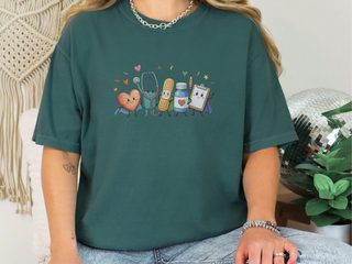 Healthcare Doodle Heroes funny shirt - photo 6