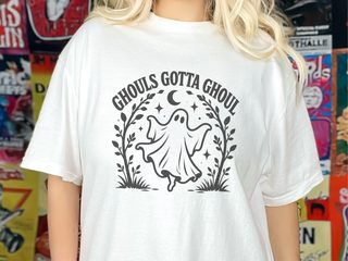 Ghouls Gotta Ghoul Ghost Wreath funny shirt - photo 1