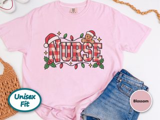 Christmas Nurse Gingerbread Plaid funny shirt - photo 5
