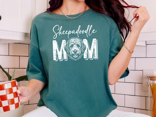 Comfort Colors Sheepadoodle Mom doodle dog shirt - photo 7