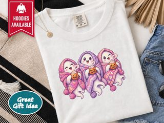 Cozy Ghosts Pumpkin Drinks funny shirt - photo 1