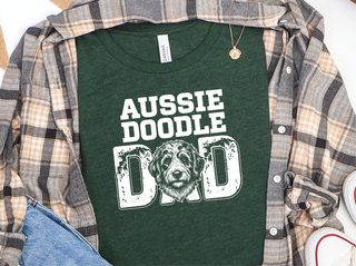 Aussiedoodle Dad doodle dog shirt - photo 4