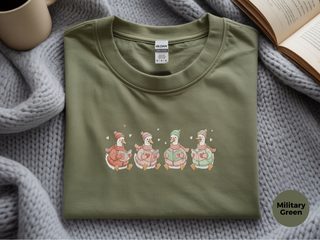 Valentine Bookworm Geese funny shirt - photo 7
