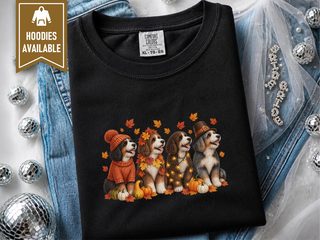 Autumn Bernedoodles Harvest Group doodle dog shirt - photo 1