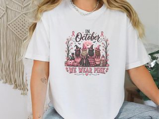Pink Witches Breast Cancer Squad funny shirt - photo 2