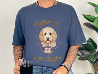 Coffee And Goldendoodles doodle dog shirt - photo 7