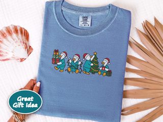 Christmas Scrub Ducks funny shirt - photo 7
