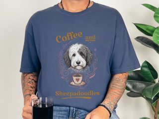 Coffee And Sheepadoodles doodle dog shirt - photo 7