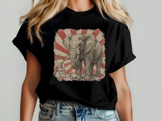 Elephant Painting Mouse funny shirt - photo 6