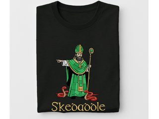 Skedaddle St. Patrick Kicking Out Snakes funny shirt - photo 8