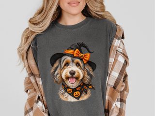 Aussiedoodle Halloween Witch Hat - photo 5