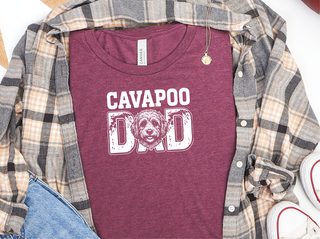 Cavapoo Dad doodle dog shirt - photo 6