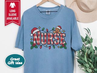 Christmas Nurse Gingerbread Plaid funny shirt - photo 8