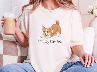 Corgi Big Stretch doodle dog shirt - photo 8
