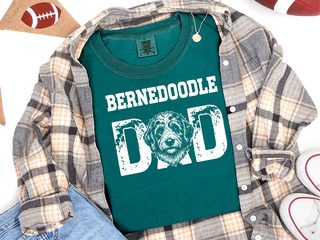 Comfort Colors Bernedoodle Dad doodle dog shirt - photo 6