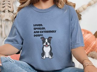 Derpy Boston Terrier doodle dog shirt - photo 6
