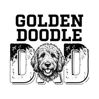 Golden Doodle Dad Shirt - Funny Goldendoodle Dog Lover Tee Gift