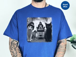 Cat Barbershop funny shirt - photo 4