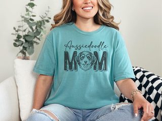 Comfort Colors Aussiedoodle Mom doodle dog shirt - photo 8