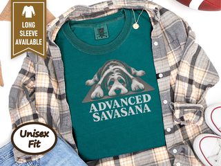 Aussiedoodle Advanced Savasana Yoga doodle dog shirt - photo 8