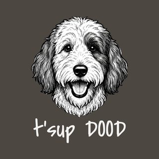 Sheepadoodle Tsup Dood Garment-Dyed Heavyweight Unisex T-Shirt