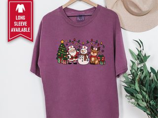 Christmas Nurse Squad Lineup funny shirt - photo 7