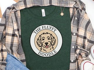 The Fluffy Doodle Logo doodle dog shirt - photo 4