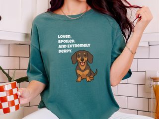 Derpy Dachshund doodle dog shirt - photo 7