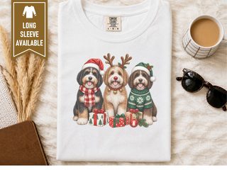 Christmas Bernedoodle Dogs Trio doodle dog shirt - photo 1