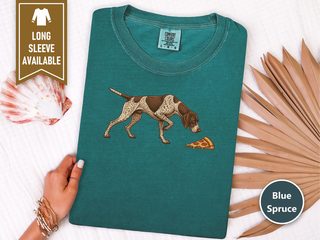 German Pointer Pizza Point doodle dog shirt - photo 8