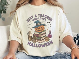 Just A Teacher Who Loves Halloween_2 funny shirt - photo 6