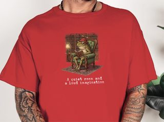 A Quiet Room And A Loud Imagination funny shirt - photo 4