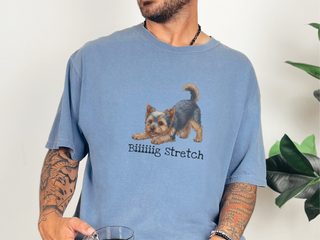 Yorkie Big Stretch doodle dog shirt - photo 5