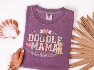 Comfort Colors Doodle Mama doodle dog shirt - photo 5