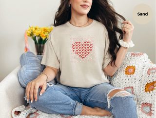 Heart Mosaic funny shirt - photo 5