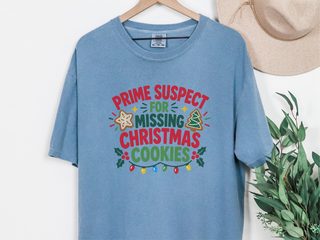 Prime Suspect Missing Christmas Cookies funny shirt - photo 8